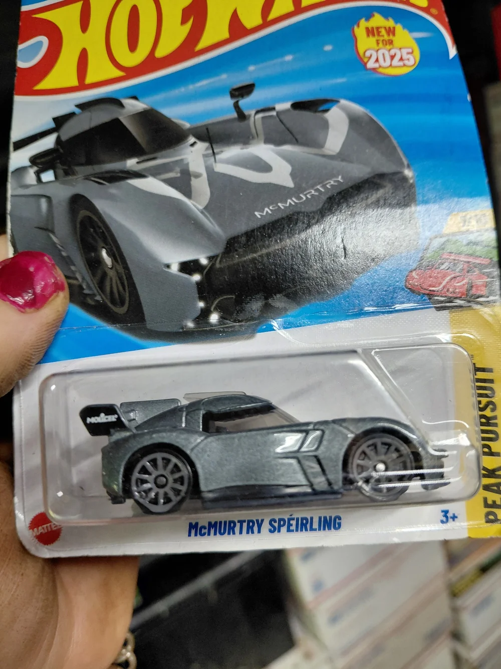 Hot Wheels McMurtry Spéirling (HYW55) from the 2025 Mainline Peak Pursuit series